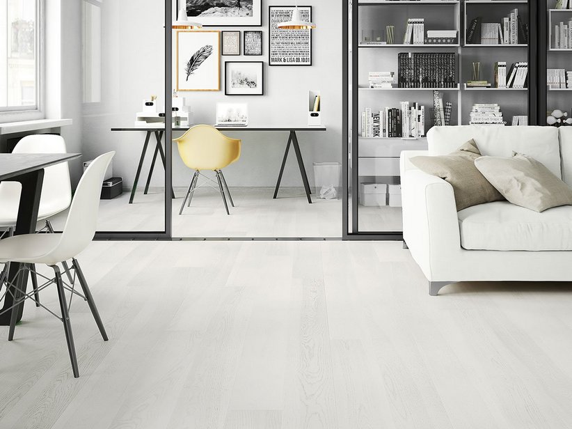 Piso Flotante 8mm Front Weiss