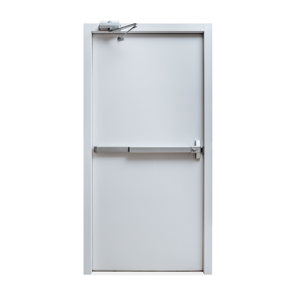 Puerta de Seguridad Premium Tierra de Fuego - Antipanico 105 cm x 205 cm x 70 mm