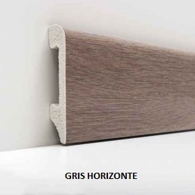 Zocalo Top Round 75 PVC | gris horizonte