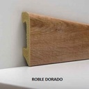 Zocalo Top Round 75 PVC | roble dorado