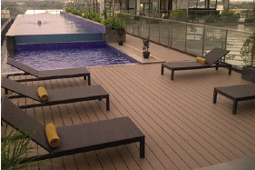 Deck Bamboo PVC Ranurado