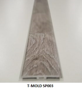 SPC T-MOLD | 7 mm | Perfilería | Varios Colores