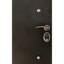 Puerta de Seguridad PREMIUM | Una Hoja | Negro | 96 cm x 205 cm