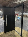 Puertas Terranova 70 mm - Negra/Blanca con Barral