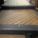 Deck Co-Extruded Dual Color G04 Teak + G07 Charcoal