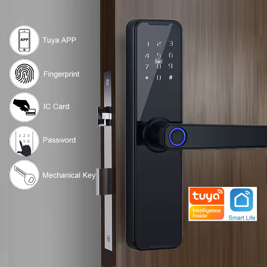 Cerradura Inteligente Wifi Huella Código Bt -Smart Lock LK-0087