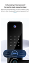 Cerradura Inteligente Camara HD Wifi Huella Código Bt -Smart Lock LK-0085