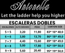 Escaleras Antonella - doble - 6 + 6 Escalones - 3.80 Mts
