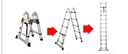 Escaleras Antonella - doble - 6 + 6 Escalones - 3.80 Mts