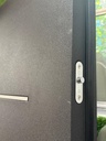 Puertas Terranova 70 mm - Negra con Aluminio