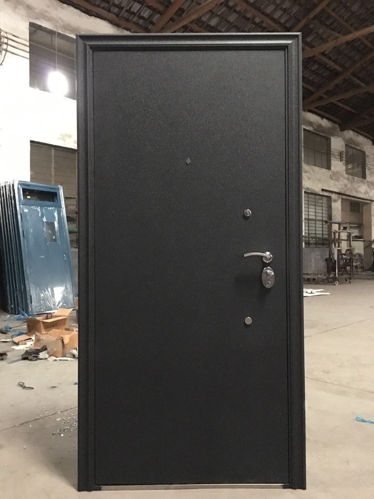 Puertas Terranova 70 mm - Negra con Aluminio
