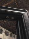 Puertas Terranova 70 mm - Negra con Aluminio