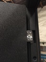 Puertas Terranova 70 mm - Negra con Aluminio