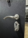 Puertas Terranova 70 mm - Negra/Blanca con Barral
