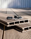 Deck WPC Linea Mile con Alfajias, Clips y Tornillos