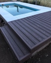 Deck WPC Linea Mile con Alfajias, Clips y Tornillos
