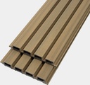 Wall Cladding WPC Co-Extrusion - GD - Teak/Light Grey