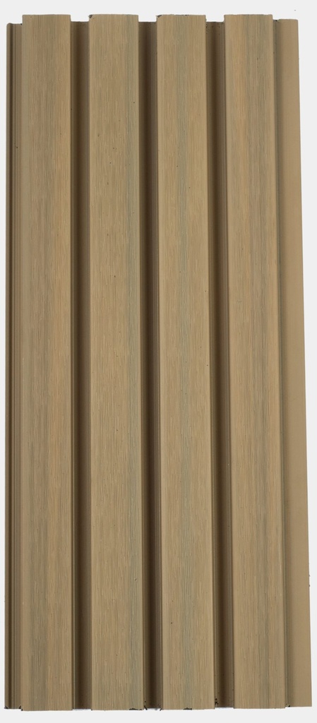 Wall Cladding WPC Co-Extrusion - GD - Teak/Light Grey