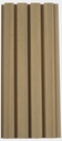 Wall Cladding WPC Co-Extrusion - GD - Teak/Light Grey