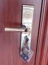 Puerta de Seguridad Premium Lisa Tabaco