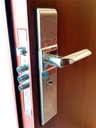 Puerta de Seguridad Premium Lisa Roble Claro