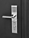 Puerta de Seguridad Premium Lisa Negra