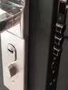 Puerta de Seguridad Premium Lisa Negra