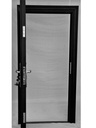 Puerta de Seguridad Premium Lisa Negra
