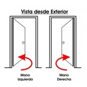 Puertas Terranova 65 mm - Negra con Aluminio