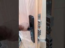 Puertas Terranova 70 mm - Simil Madera con barral Negro
