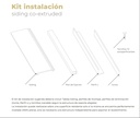 Revestimiento de Pared Exterior Siding CoExtruded