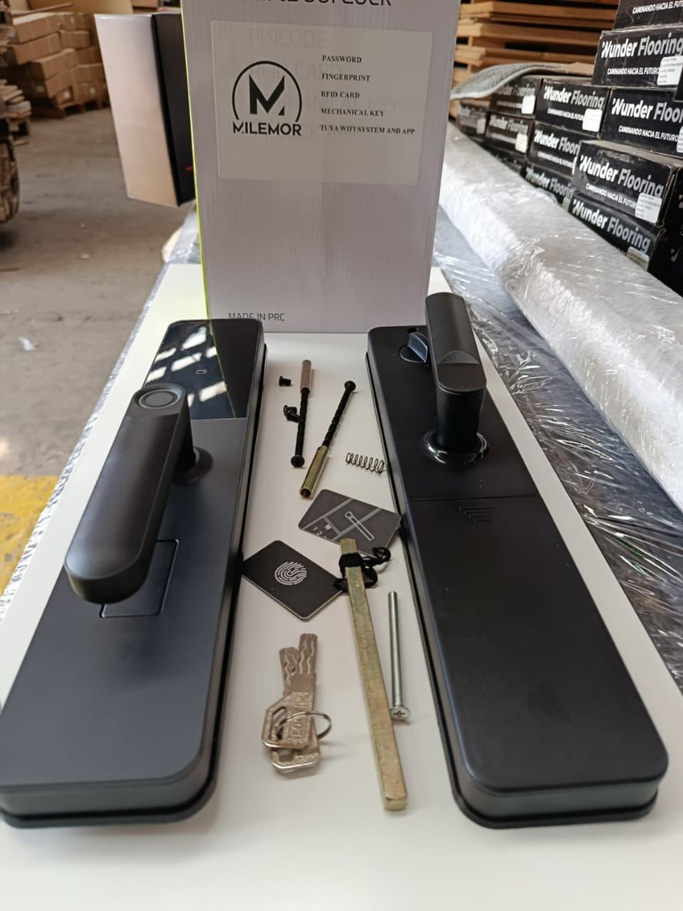 Cerradura Inteligente Multianclaje Wifi/Huella/Código/Tarjeta - Modelo Essential