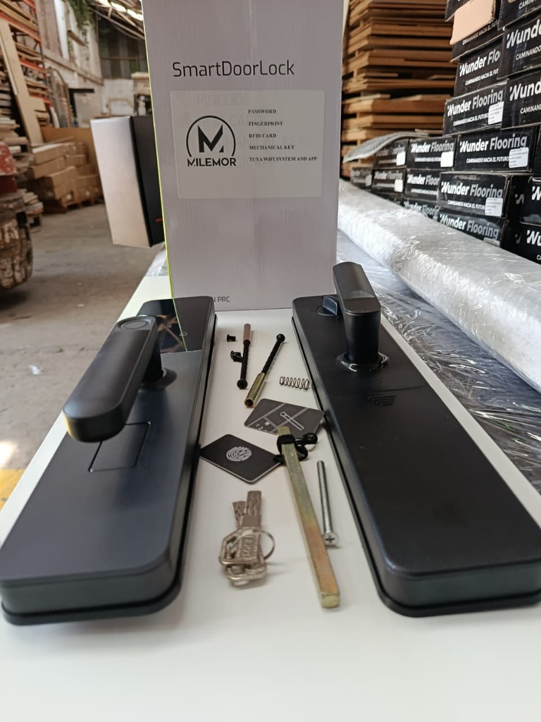 Cerradura Inteligente Multianclaje Wifi/Huella/Código/Tarjeta - Modelo Essential