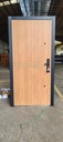 Puertas Terranova 70 mm - Simil Madera con barral Negro