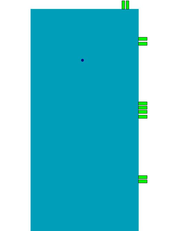 Puerta de Seguridad Premium c/ Barral de Acero 96 x 205 cm