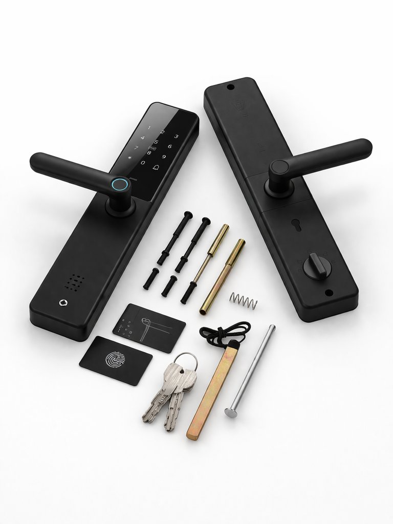 Cerradura Inteligente Multianclaje Wifi/Huella/Código/Tarjeta - Modelo Essential