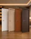 Puerta Placa Premium  Blanca/Haya/Cendro/Wengue 204 x 758