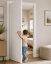 Puerta Placa Premium  Blanca/Haya/Cendro/Wengue 204 x 758