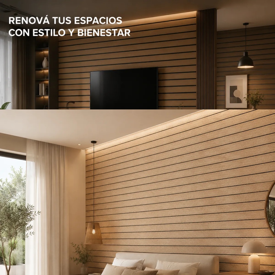Revestimiento Wall Panel Vinilico Autoadhesivo en Rollo - Linea Mile