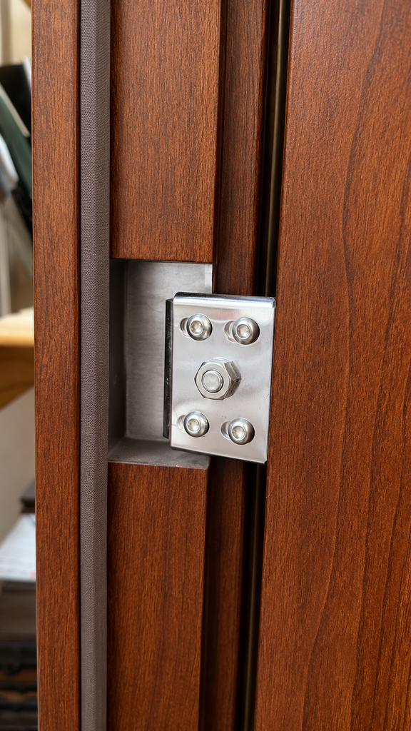 Puerta de Seguridad Premium Santa Cruz Lisa Roble 96 x 205 x 70 mm