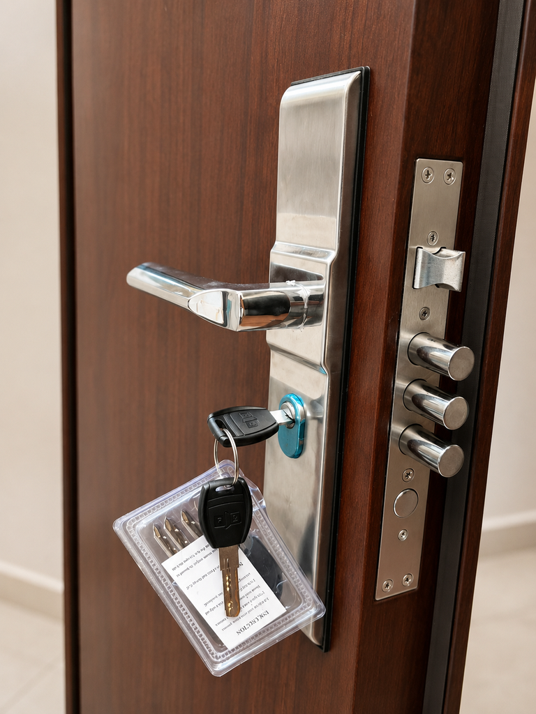 Puerta de Seguridad Premium Patagonia Roble 86