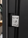 Puerta de Seguridad Premium Cordoba Lisa Negra 86