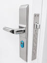 Puerta de Seguridad Premium Rosario Lisa Blanca - 96 x 205 x 70 mm