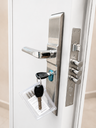 Puerta de Seguridad Premium Rosario Lisa Blanca - 96 x 205 x 70 mm