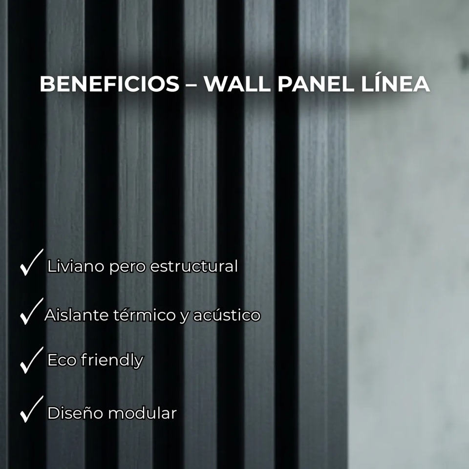 Revestimiento de Pared Interior Wall Panel Linea Mile
