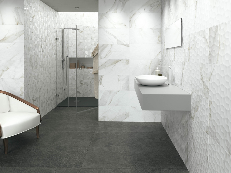 Cerámico Esmaltado Calacatta 30 x 60