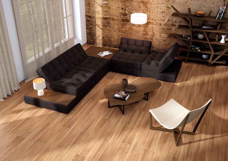 Porcelanato 23.3 x 120 Casterly Caoba