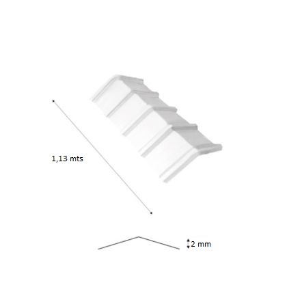 Cumbrera UPVC - Duratej