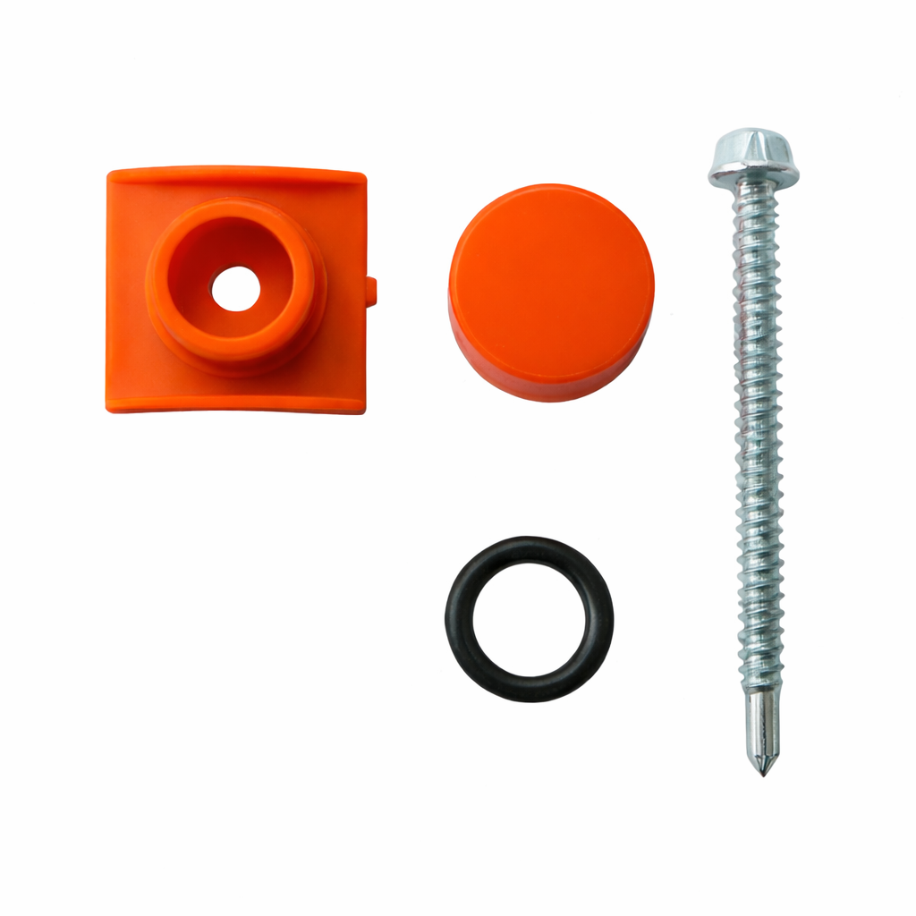 Tornillo y Cabezal Plástico - Duratej