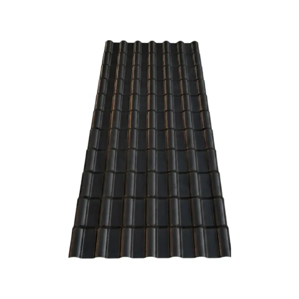 [CSTN24001] Chapa Símil Teja - Panel Duratej ( Negro, 2.409 m)